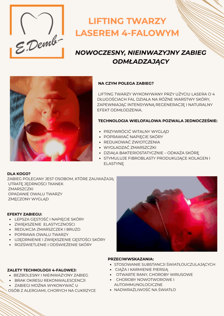 Laserowy lifting twarzy